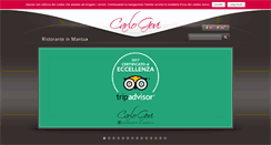 Desktop Screenshot of carlogoviristorante.it